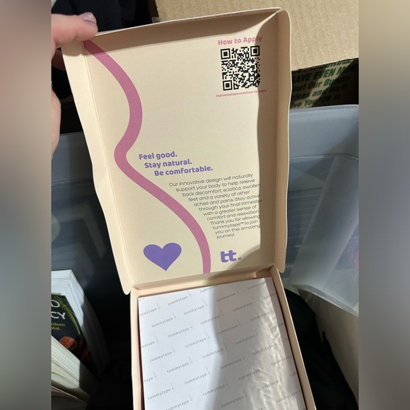 Tummy tape kinesiology maternity belly support k tape physio massage - Picture 2 of 6